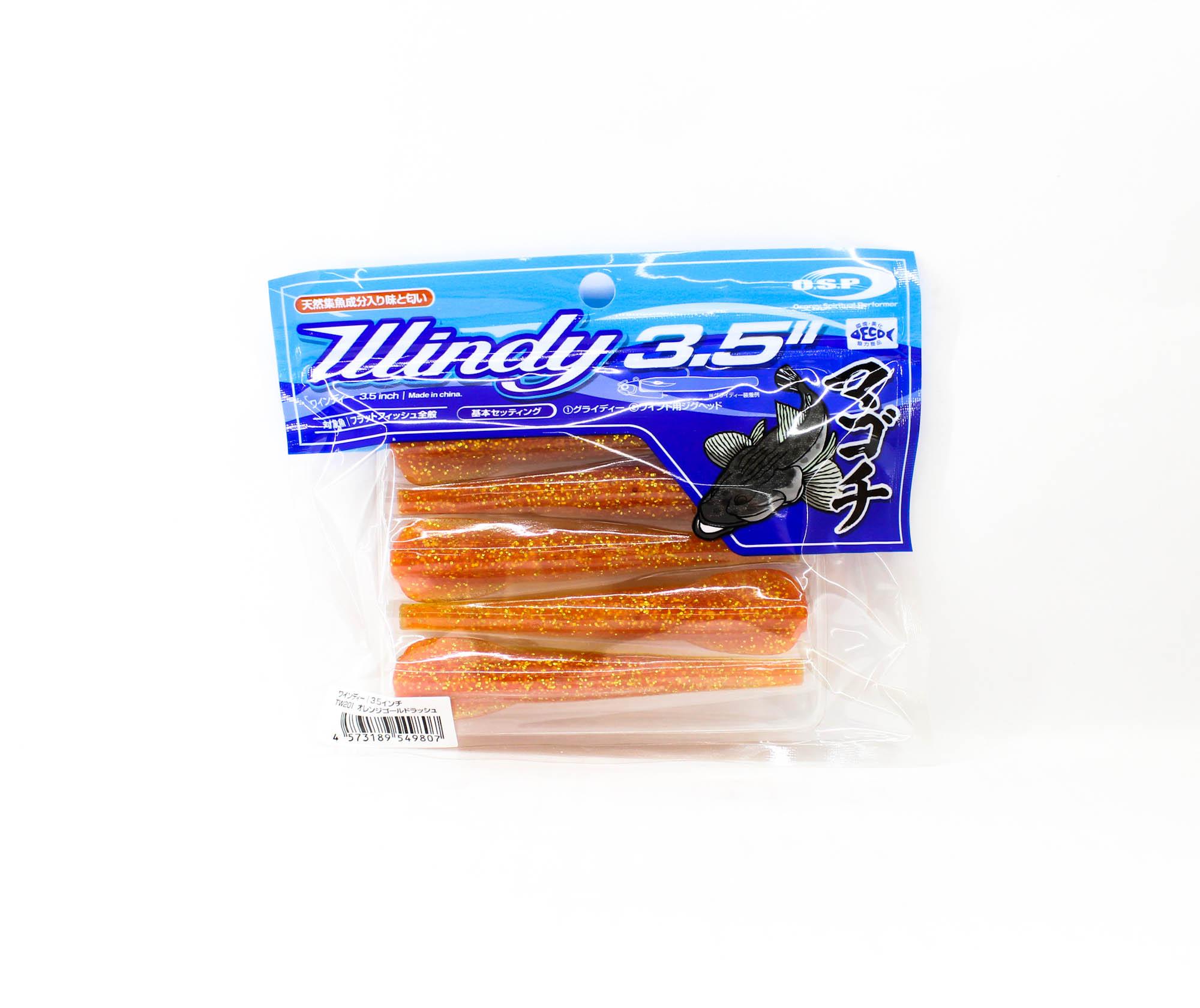 

OSP Soft Lure Windy 3.5 Inches TW-201 (9807)