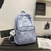 Schoolbag School Bag Niche Ins Cute Thickened Printed Backpack Fashionable Large Capacity Middle and High School Student School Bag Backpack