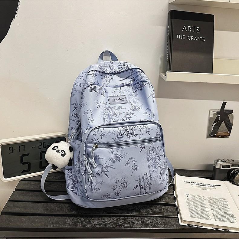 Schoolbag School Bag Niche Ins Cute Thickened Printed Backpack Fashionable Large Capacity Middle and High School Student School Bag Backpack
