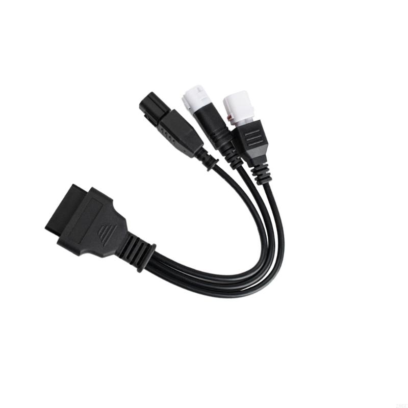28GC Motorcycle Adapters Cable 16Pin Female To 3 4 6Pin Male OBDII Diagnostic Tool Motorcycle Diagnostic Cable for Bikes