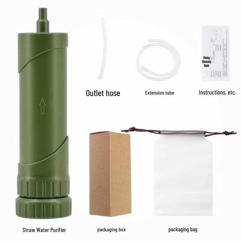 Jingyi Tragbarer Camping-Wasserfilter-Strohhalm