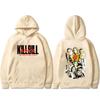 Felpa Retro Film Kill Bill Quentin Tarantino Film Pulp Fiction Felpe con Cappuccio Uomo Donna Casual Streetwear