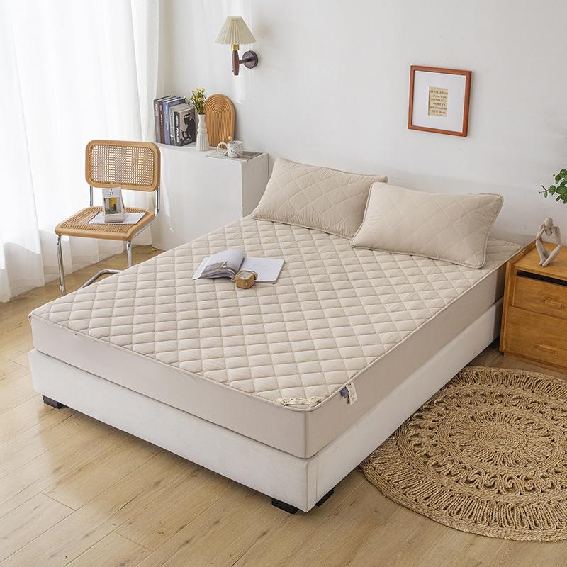 Neue Baumwolljacke Baumwolle Sojabohne Verdickte Blattmatratze Einzel Doppel Schutzbezug