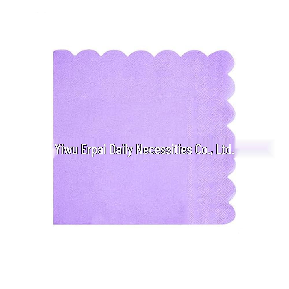 Purple Party Disposable Tableware Set: Plates, Cups, Napkins, Cutlery
