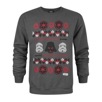 Mens Darth Vader Fair Isle Christmas Sweater
