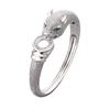 Cheetah Personalized Bracelet with Zircon Leopard Head Color Preserving Bracelet