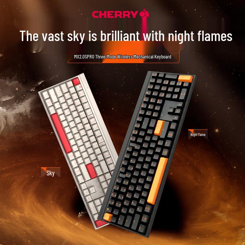 CHERRY MX2.0S Wireless Tri-Mode Mechanical Gaming Keyboard
