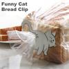 Funny Cat Butt Bread Clip 3D Printed Bag Clip Bag Holder Novelty Kitchen Gadget For Cat Lovers Food Storage Home Decor 1/2/3Pcs