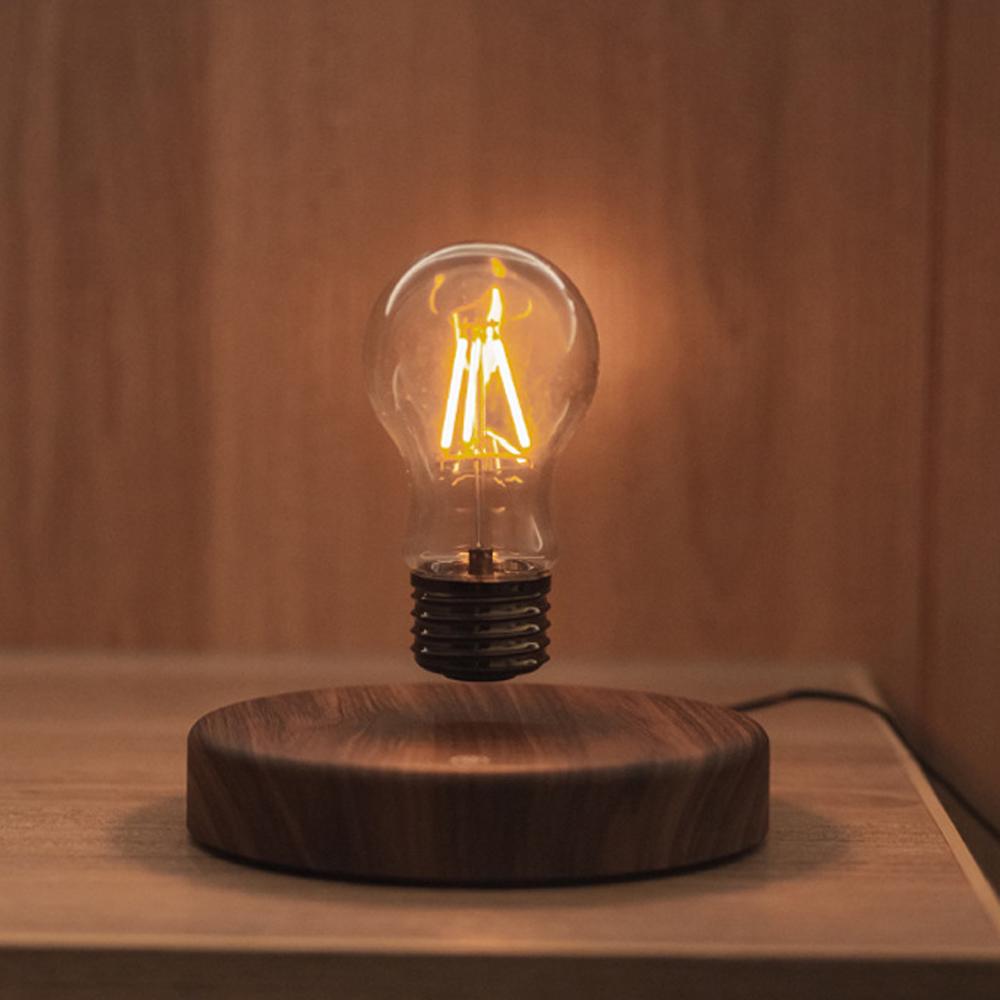 

Левитирующая лунная лампа, магнитная плавающая светодиодная настольная лампа, вращающаяся на 360 градусов, автоматический вращающийся свет для комнаты подарков, домашнего офиса EU