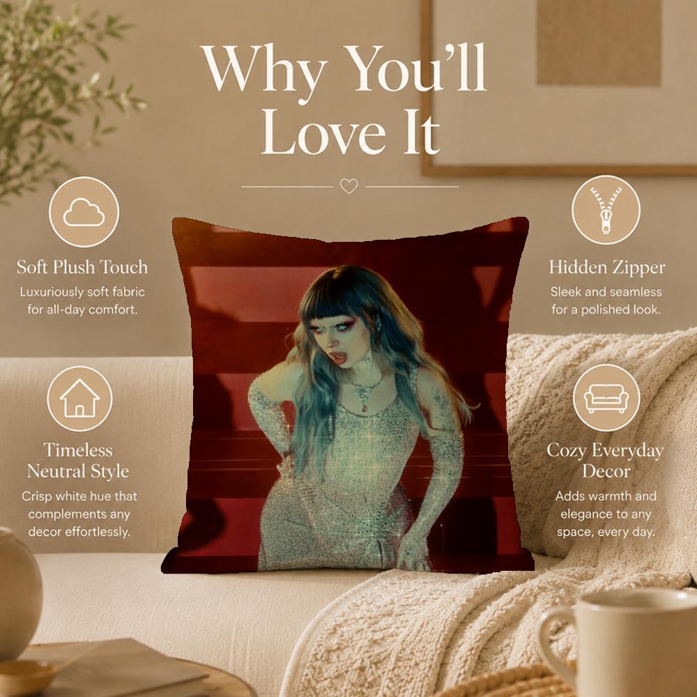 Singer J-Jazmin BeanS Cushion Cover Double-Sided Printed Pillow Cover Hypoallergenic Dust-Mite Proof