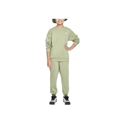 Sportswear Club Fleece Comfortable Simple Pullover Long Sleeve Sweatshirt Kids Sweatshirt Green FD2923-386