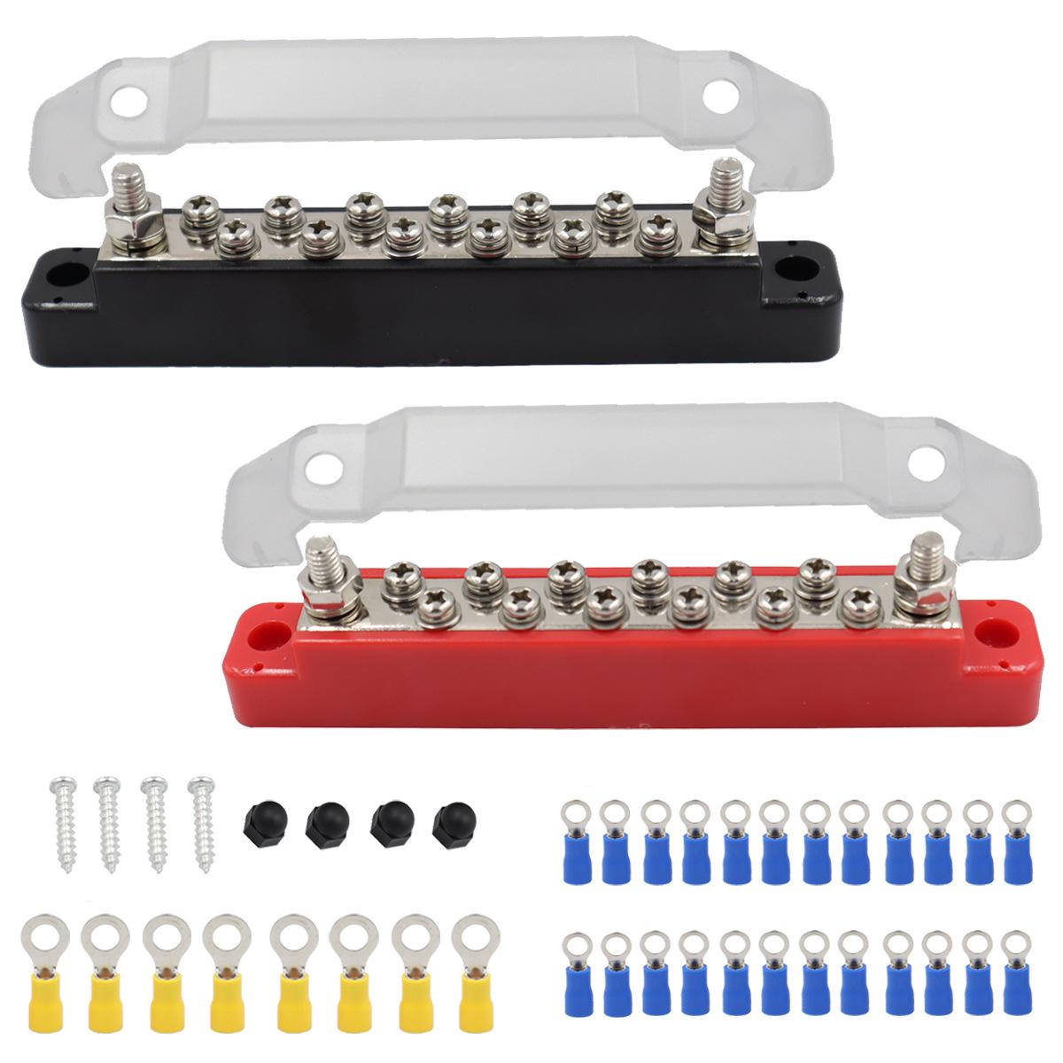 

RV Yacht 150A 10-Way/14-Way High Current Screw Terminal Busbar
