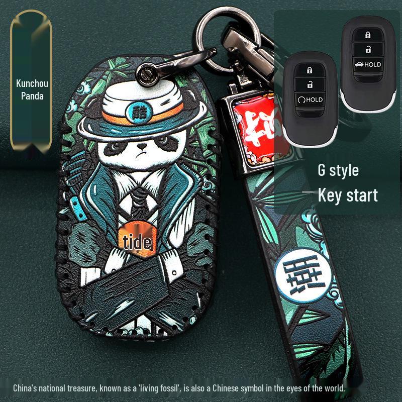 CRV Key Case for 11th Gen Accord, Civic, XRV, Haoying, & Xingge Remote Control Shell Buckle Set