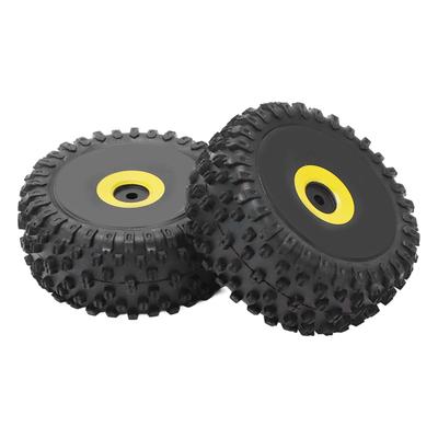 2pcs RC Wheels RC Car Rear Tires Rubber Wheels and Tires Set for WLToys 144010 114 Remote Control