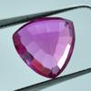 Natural Trillion Shape 4.55 Carat Pink Ceylon Sapphire CERTIFIED Loose Gemstone