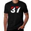 Thirty-seven My Lucky Number T-Shirt Fashion Simple Casual Tee Shirt