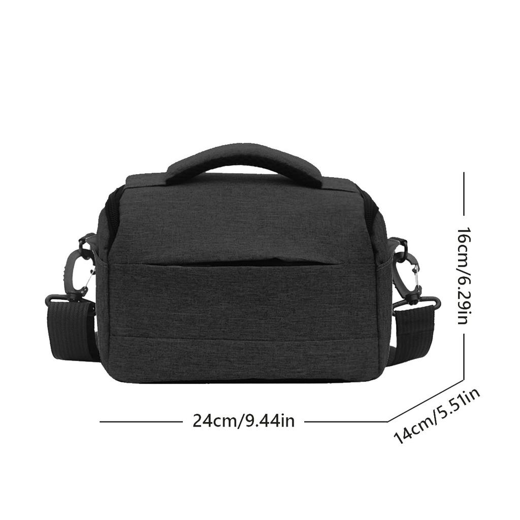 1PC Black Nylon DSLR Camera Bag. Portable, waterproof. Fits Sony, Nikon,Canon, Panasonic DSLR cameras like Canon EOS Rseries liu