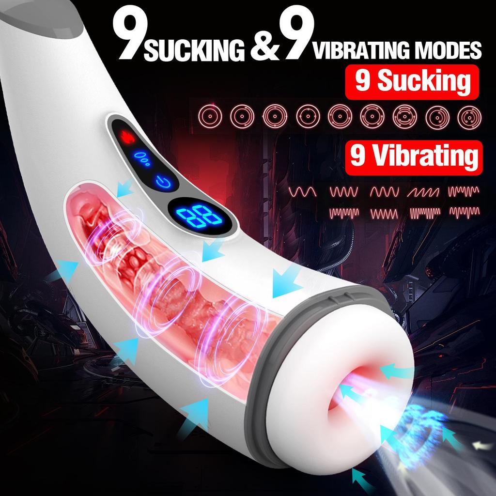 Dream Horse 007 Pro Multifunction Vibrating & Sucking Masturbator for Men