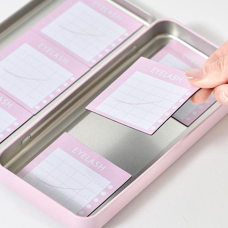 Reusable Empty Magnetic Fake Eyelash Storage Box False Eyelash Holder Case Container Travel Pallet Lash Holder