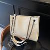 Casual Daily Messenger Bag Tote Chain Bag Women's Bag New Large-capacity Sewing Line Shoulder Bag