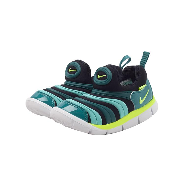 Nike Dynamo Free Low top Toddler Shoes Green Black Yellow Infant And Toddler 343938-009