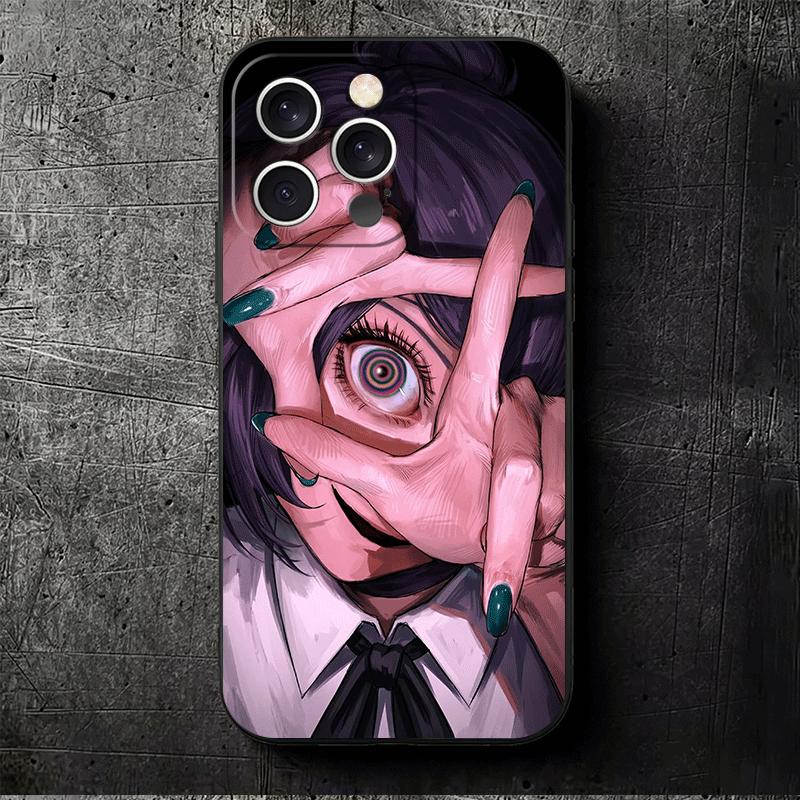 Anime Character R-Reze CSM Soft Phone Case for iPhone 16 16E 17 Air 15 Pro Max 14 Plus 13 Mini 11 12 7 Black Cover Back Shell