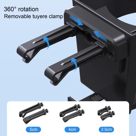 Adjustable Arm Car Cup Holder Car Air Conditioning Drink Holder with Vent Clips Auto Holder Expander Stable Non-Slip Fixed Rack