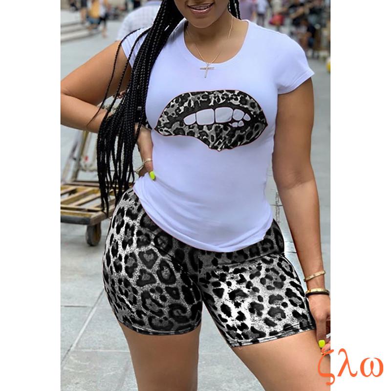 Skinny Shorts Summer Pants Sets at 