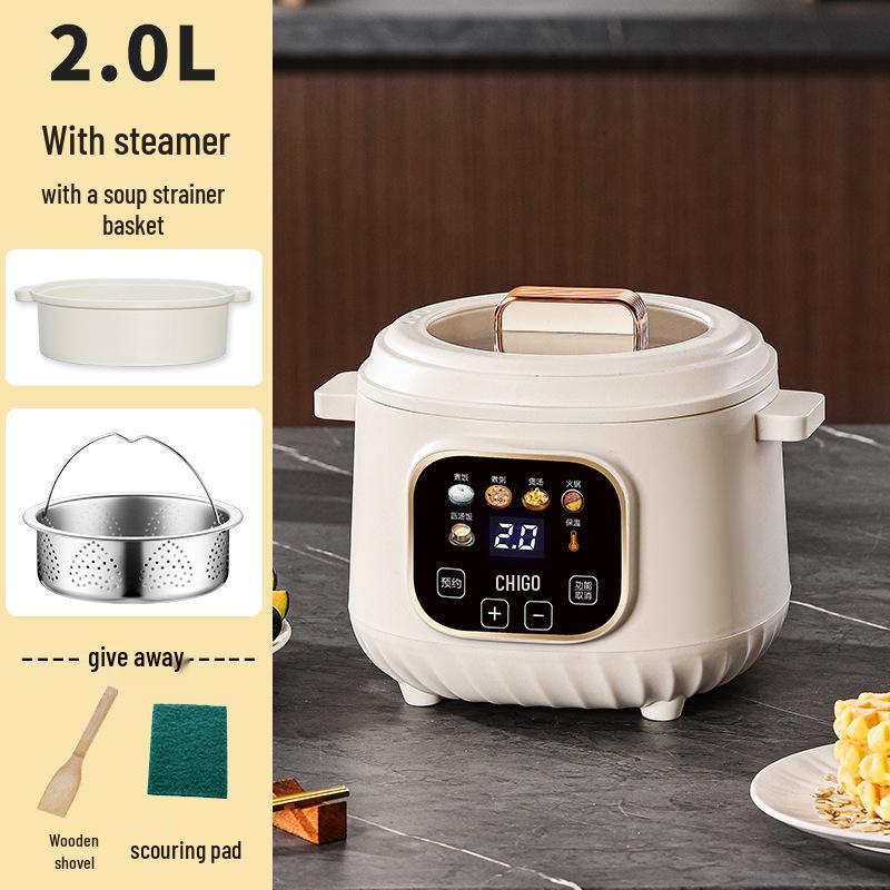 Compact 1-2 Person Smart Rice Cooker