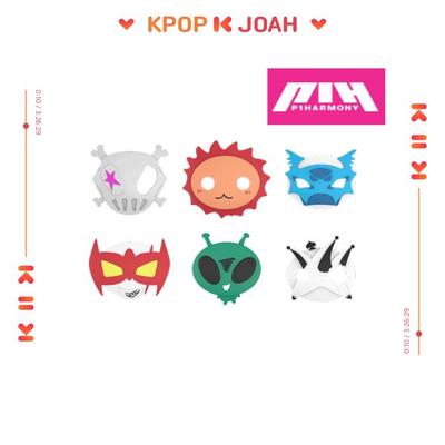 P1Harmony OFFIZIELLER LIGHT STICK ver.2 CUSTOM MASKE