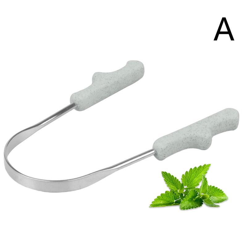 Stainless Steel Tongue Scraper With Storage Box Oral Cleaner Brush Fresh Cleaning Hygiene High Quality Tongue Scrape