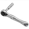 12Pcs Portable Mini Ratchet Wrench Close Quarter Adjustable Ratcheting Screwdriver Bits Set with 1/4 Drive Tool Sets