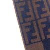 FENDI Zucca pattern Pecan Scarf with fringe, stole/shawl, winter clothing Scarf