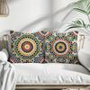 Colorful Mosaic Pattern Pillow CoversLiving room sofa cushion cover, soft and comfortable, bedroom room decoration