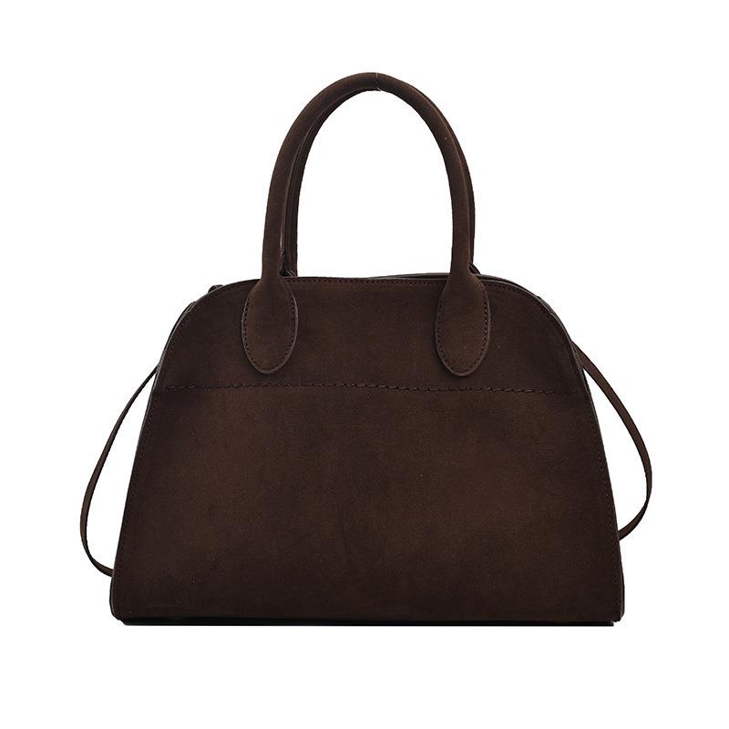 New Large-capacity One-shoulder Hand-held Matte Large Bag with Meat Label and Tag Messenger Bag Large Bag.