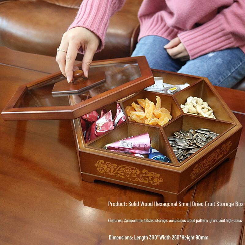 Handon Hexagonal Rotating Candy & Dried Fruit Box