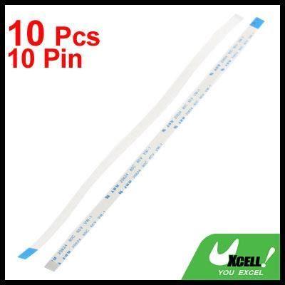 SOURCING MAP B Type 0.5mm Épaisseur 10 Broches AWM 80C 60V Flexible Câble Plat FFC FPC 200mm 10Pcs