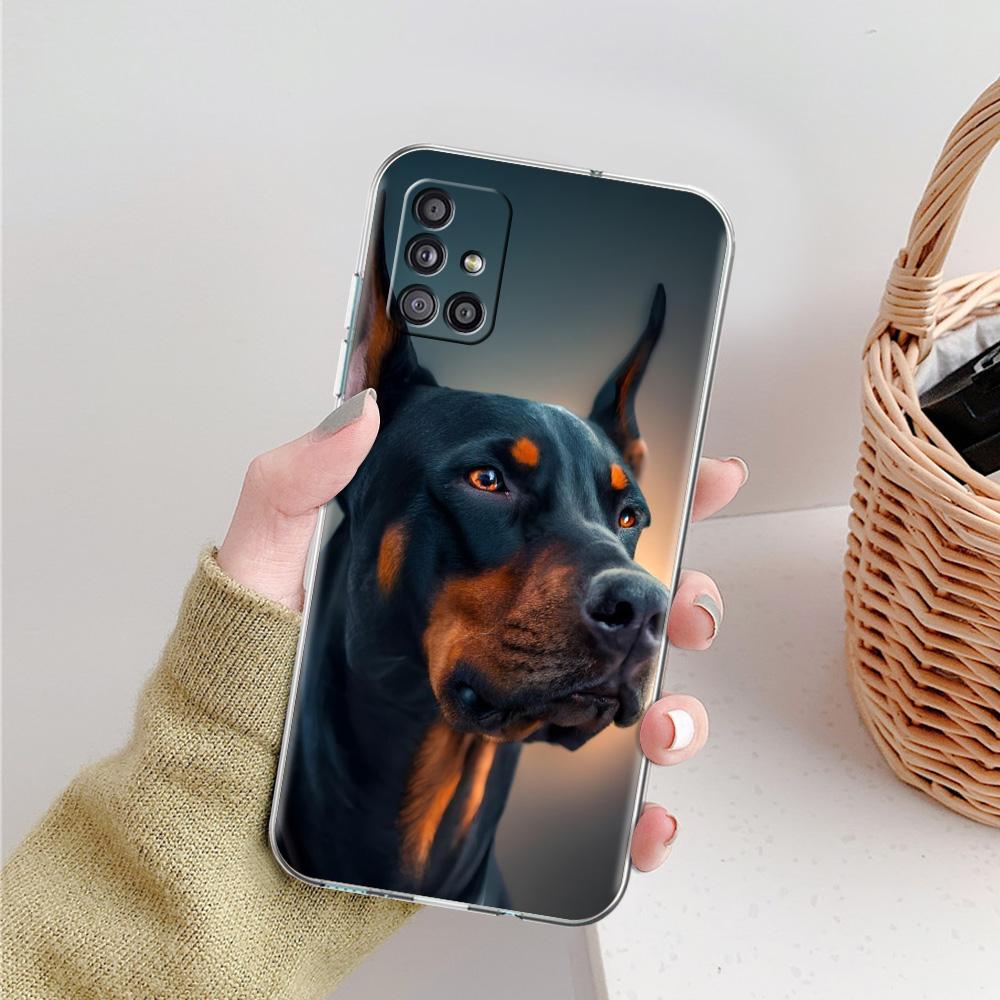 Phone Case For Samsung A15 A13 A35 A55 A51 A71 A41 A31 A21S A03S A05 A17 A23 A25 A33 A53 A73 5G A07 4G Cover Rottweiler Dog