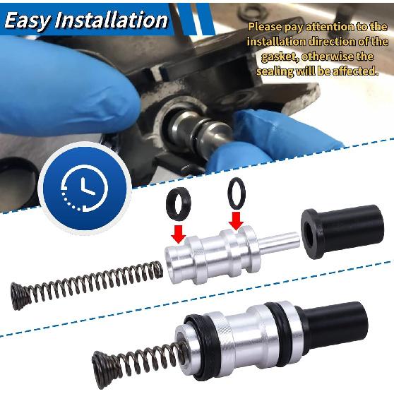 45072-96 11/16" Bore Front Brake Master Cylinder Rebuild Kit For 1996-2007 Harley Davidson Dyna/Electra Glide/Road Glide/Road King/Street Glide