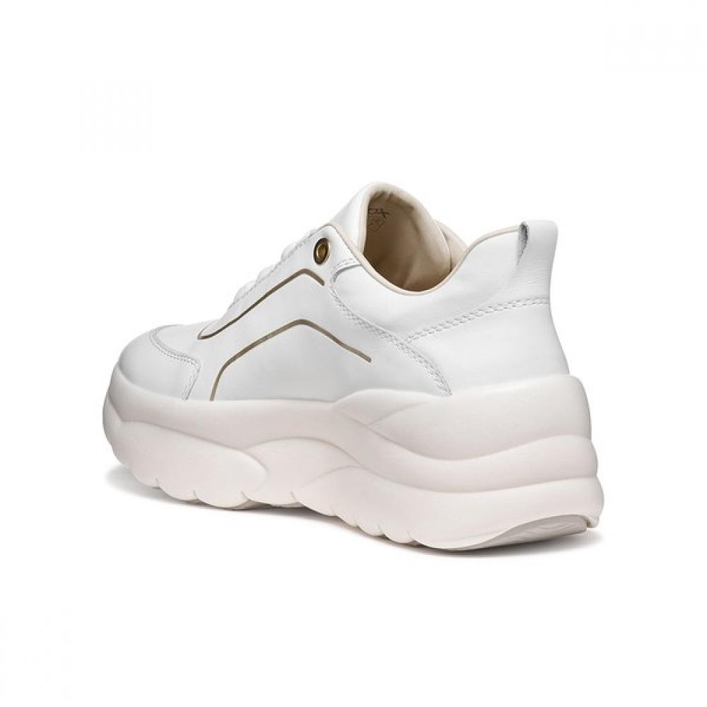 Geox Women Comfort Chunky Sneakers Exstos White 8gx1fa6s9s