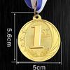 1pcs Competition Awards Metal Winner Medals Medal Students Rewards With Neck Ribbon for School Sports Award Ceremony