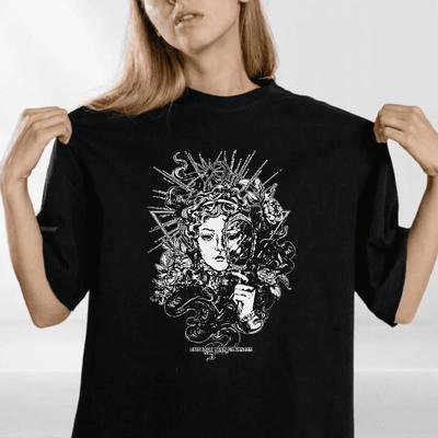 Alternative Goth Grunge T Shirt Dark Fairycore Apparel For Unisex And Unisex Up To 5xl Vintage Fashion Top For Everyday Wear