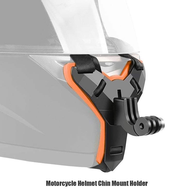 Mini Motorcycle Helmet Chin Stand Mount Holder for Sports Camera Full Face Holder Accessory