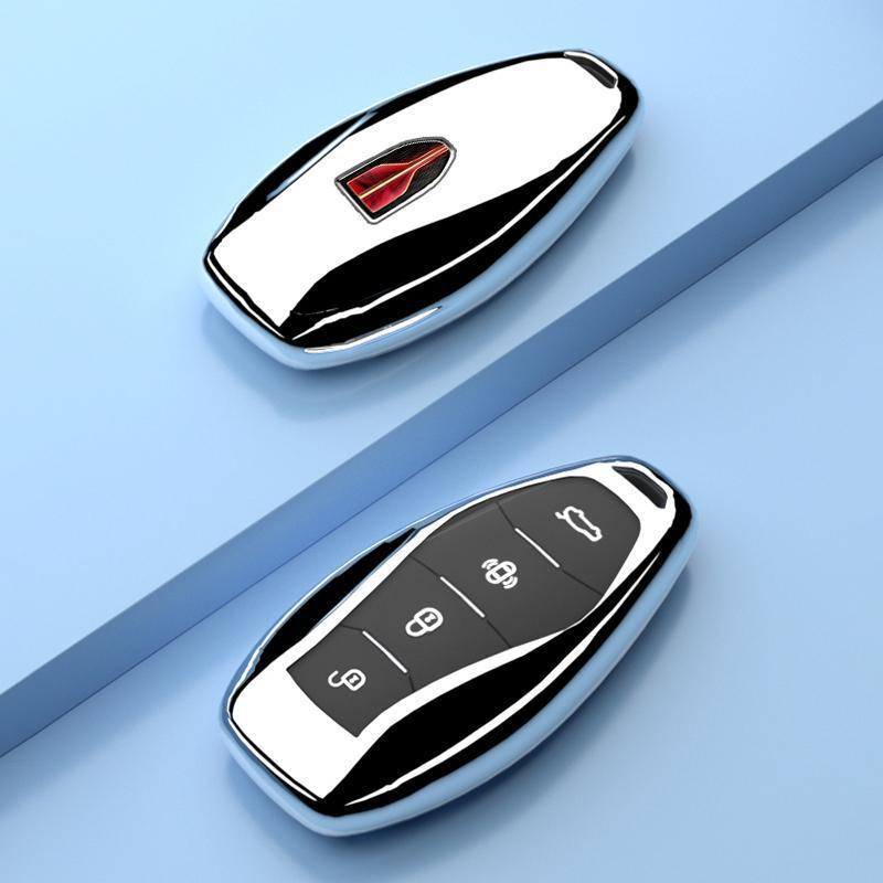 Premium HQ9 Men's Key Shell Cover for 2023 Hongqi H5 – Full Coverage with Stylish Buckle