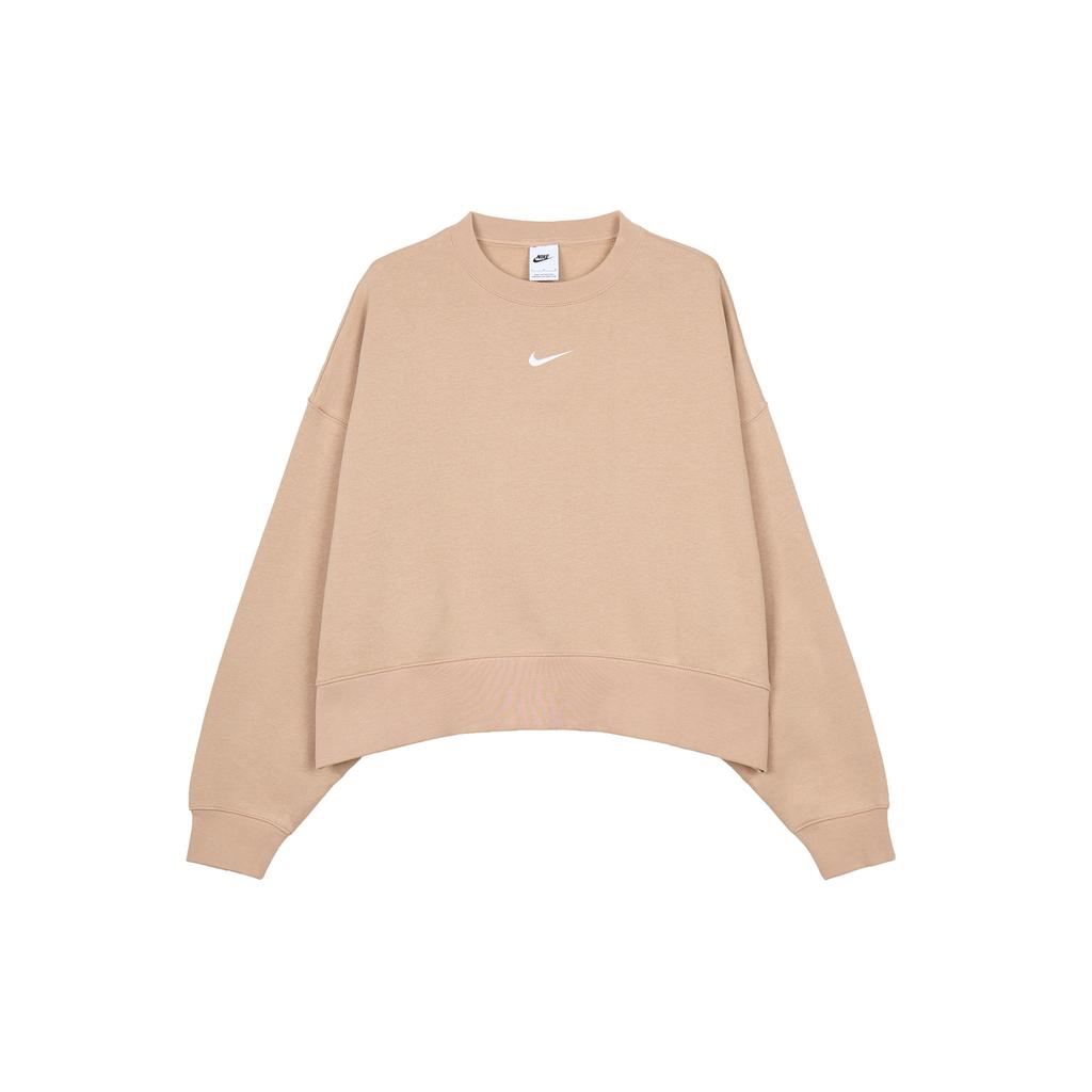 Nike NSW Collection Essentials Women'ss Crewneck Pullover Sweatshirt Yellow DJ7666-200