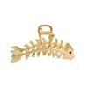 Hollow Design Hollow Hairpins Metal Material Rhinestones Flowers Hair Clips  For Women