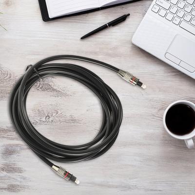 Optical Audio Cable Digital Audio Optical Cable for TV Sound Bar Game Console Gold-Plated Connector PVC Pmmc