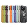 3D Boyang Clock Bracket Magnetic Suction Case Applicable To Apple 16 PC Oil-sprayed Skin-skin-sensing Mobile Case IPhone 15 Protective Case