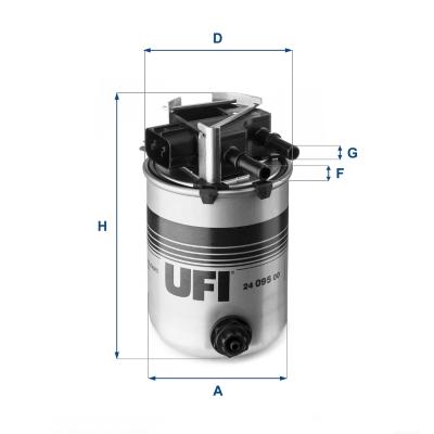 Ufi 24.095.00 Ufi Fuel Filter