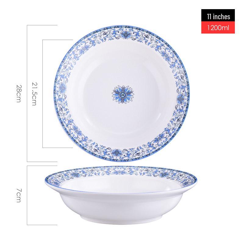 Large Ceramic Bowl for Soup, Noodles, Boiled Fish, Pickled Fish, and Dough Mixing - Mao Xuewang Commercial Use